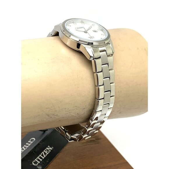 Citizen Women's Watch EU6070-51Y Quartz White Mother of Pearl Dial 28mm - Picture 12 of 14